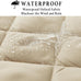 RYB HOME Thick Quilted Thermal Insulated Door Curtain for Winter, W42 x L86