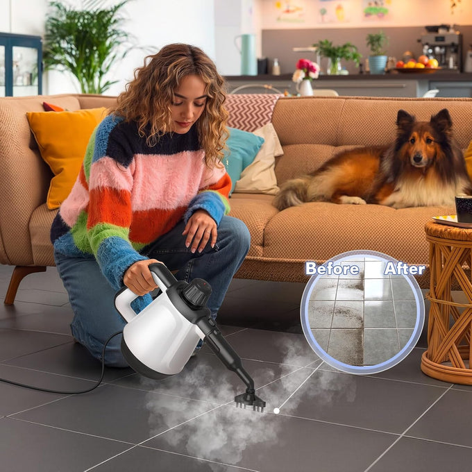 Handheld Steam Cleaner, Steamer for Cleaning with 13 Accessories
