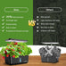 Ahopegarden Indoor Garden Hydroponics Growing System: 10 Pods Kit with LED