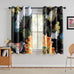 MYSKY HOME Floral 95% Blackout Curtains 108 inches Length 2 Panels Set Black Out Thermal Insulated Privacy Protect Vintage Spring Window Treatment Grommet Top for Living Room, 2 Pcs, Terracotta