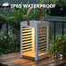 EcoGreen Solar Floor Lamp, Solar Lanterns Outdoor Waterproof for Yard