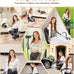 WolfClean Steam Cleaner, 3 Level Adjustable Handle with 18 Accessories