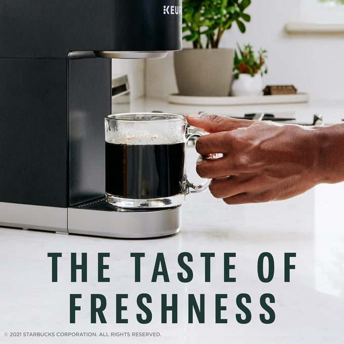 Starbucks K-Cup Coffee Pods, Medium Roast Hot or Iced Coffee, Pike Place Roast, 96 Keurig Pods ​