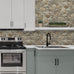 NextWall Faux Stone Wall Rustic Prepasted Wallpaper (Toffee & Ivory)