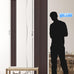 Mollywell Wood Panels for Wall, Walnut, 2 Pcs, 108x8 in