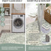 5x7 Non-Slip Washable Livingroom Vintage Area Rug, Sage Green
