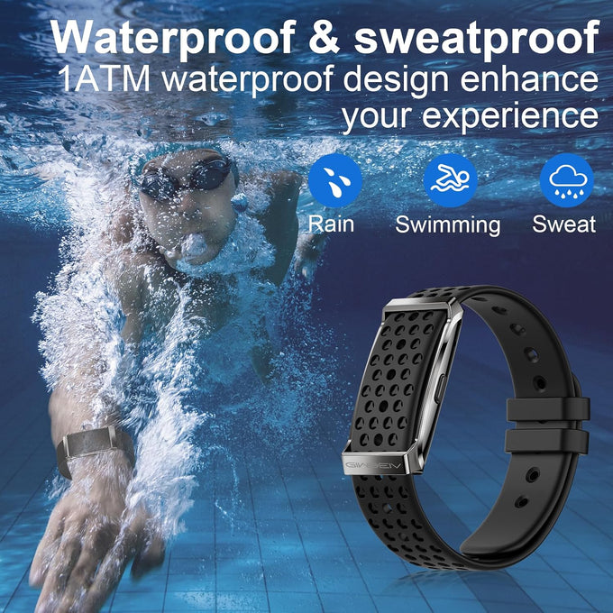 Screenless Fitness Smart Bracelet, 24/7 Activity Health Tracker, Smart Band