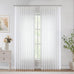 Vision Home White Pinch Pleated Semi Sheer Curtains 60Wx90Lx1