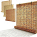 Bamboo Roll Up Blinds for Outdoor Patio and Porch, Bamboo Shades with Lifter for Windows, 48" 50" 64" 72" 78" Outdoor Bamboo Blinds Roller Shades, UV Protection, Privacy Screen(Brown,W72 x H64)