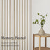 Topfinel 108 Inch Pinch Pleated Curtains 2 Panels,Birch Semi Sheer Curtains with Pleated Hooks Back Tab for Track System,Extra Long 9ft Curtain for Living Room Bedroom,40x108,Natural