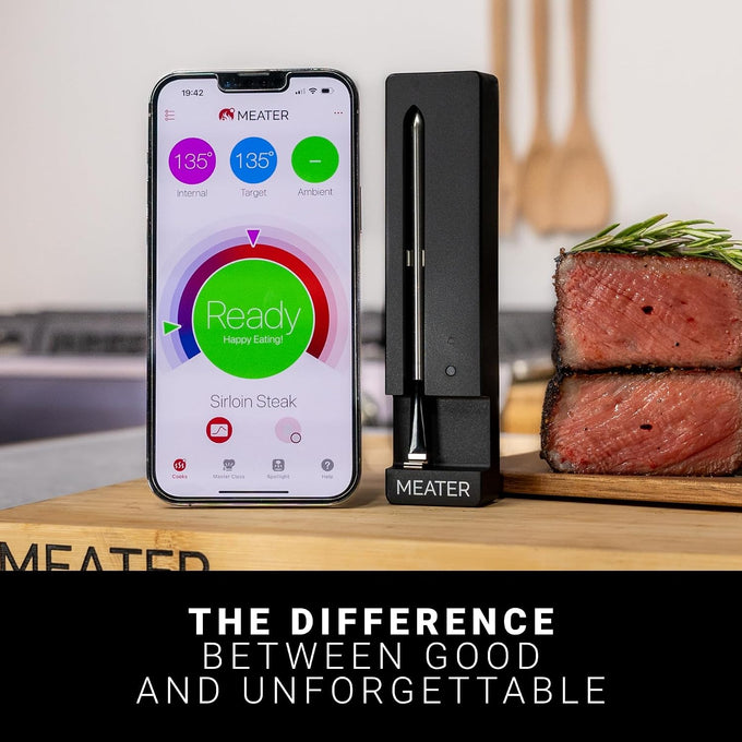 MEATER SE Wireless Smart Meat Thermometer, Black, Bluetooth, Grill & Oven