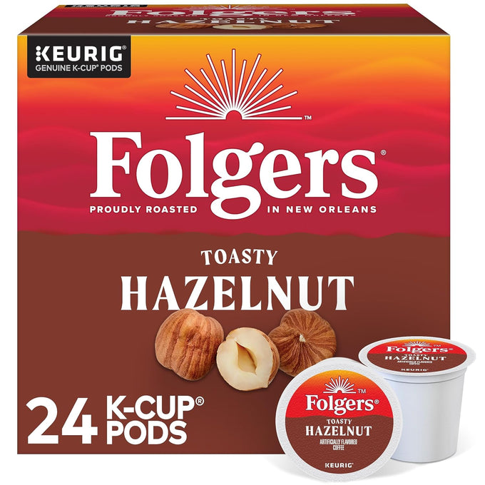 Folgers French Vanilla Artificially Flavored Coffee, K-Cup Pods, 60 Count