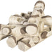 Plow & Hearth Faux Birch Fireplace Candle Holder, Resin Log Insert for Fireplace Decor, Holds 8 Fireplace Candles for Inside Fireplace, Cozy Living Room Fireplace Decorations