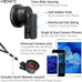 Xenvo Pro Lens Kit for iPhone and Android, Macro and Wide Angle Lens with LED Light and Travel Case Black
