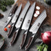 HOSHANHO Knife Set with Magnetic Knife Holder, 6PCS Kitchen Knife Sets