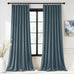 StangH Sage Green Pinch Pleat Velvet Curtains 96 Inches Long 2 Panels