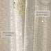 VOGOL Embroidered Curtains 84 inches Long Grommet Window Treatment Voile Panel Drape for Living Room Kitchen, Two Panels, W54 x L84 inch