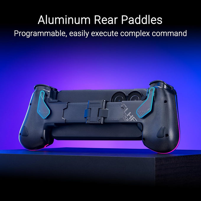 ASUS ROG Tessen Mobile Gaming Controller – Android Phones ONLY, Foldable, Compact, Wired USB-C, Programmable, Fast Charging, RGB – for Call of Duty: Warzone Mobile, Minecraft, Roblox, 350+ Games