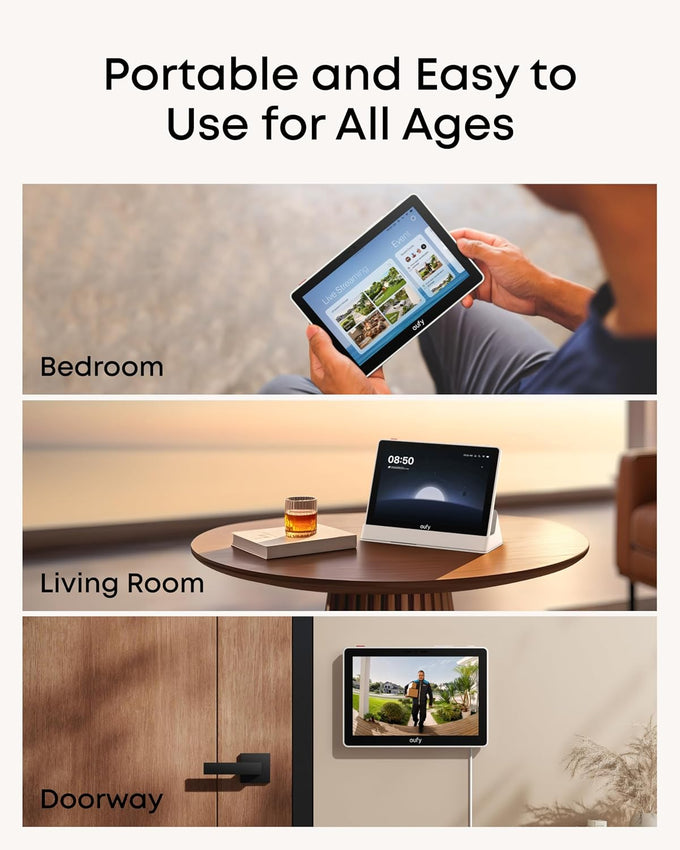 eufy Security eufy Smart Display E10, Smart Home Hub, 8" Control Panel