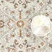 Abani Oriental & Vintage Area Rug - 4'x6' Cream Rectangle Rug for Living Room & Bedroom - Alara Vintage Collection