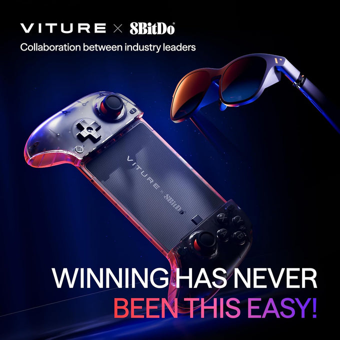 VITURE x 8BitDo Ultimate Mobile Gaming Controller, Charge While Playing