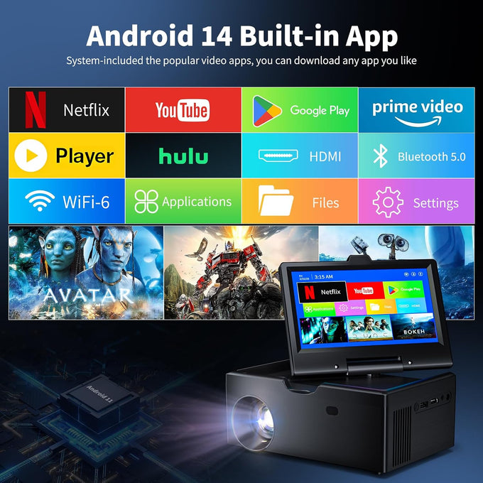 Small Smart TV,Suitable for Home RVs and Outdoor Use