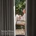 NICETOWN PRO 40x108 Natural 100% Full Blackout Faux Linen Curtains, Set of 2 Panels, 6cm High Temperature Pleated Back Tab Drapes for Living Room, Thermal Insulated Window Treatments, Elegant Style