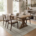 YIHOUSE 5x7 Beige Ivory Distressed Plaid Area Rug for Living Room