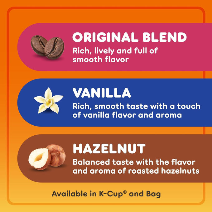 Dunkin’ Hazelnut Artificially Flavored Coffee, Keurig K-Cup Pods, 88 Count