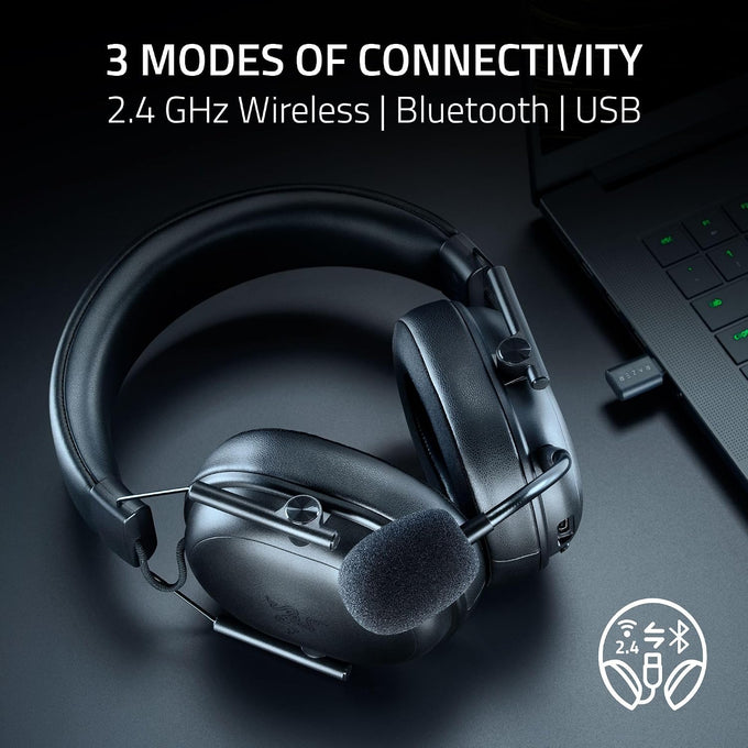 Razer BlackShark V3 X HyperSpeed Wireless PC Gaming Headset, Black