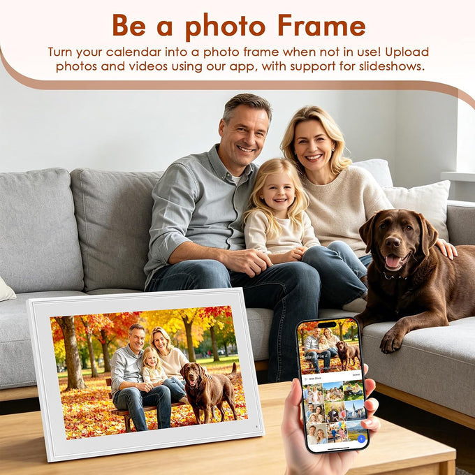 15.6" Digital Calendar - Touchscreen Smart Family Planner & Chore Organizer
