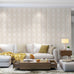 Velvet 3d wall panels for Interior wall Decor peel and stick, Soundproof Geometric Textured 3d Wall Panels for Living Room, Bedroom, TV Background 17.7" x 17.7", Cover 26.15 Sq.Ft Cream White