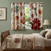 jinchan Beige Boho Floral Blackout Curtains 63 Inch Grommet 2 Panels
