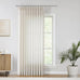 Vision Home Natural Linen Pinch Pleated Semi Sheer Curtains 60Wx84Lx1