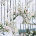 80 PCS White Hydrangea Artificial Flowers, Ivory Silk Full Flowers Heads with Stems for Wedding Centerpieces, Home, Garden, Baby Shower, Party Decoration