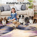 Purple Gold Celestial Butterfly 5'x7' Area Rugs for Living Room Mat