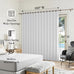 Fabric Vertical Shades & Blinds, 100% Blackout Door Shades, Window Shade, Vertical Shade for Sliding Doors, 1 Panel, W100 x L84, White