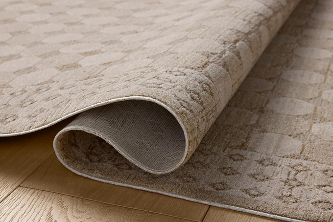 Loloi Amber Lewis Cali Collection CIL-01 Taupe/Natural 3'-6" x 5'-6", .25" Pile Height, Accent Rug
