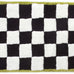 MACKENZIE-CHILDS Washable Bath Rug, 21x34, Black-and-White Courtly Check