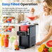 Slushie Machine for Home, Ice Cream Maker, 6 Presets, No Ice Needed, Black