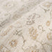 Abani Evelyn Collection Beige Area Rug - 4' x 6' - Floral Pattern, Non-Shedding - Easy to Clean, Durable for Living Rooms, Bedrooms & Offices, Pet & Kid Friendly