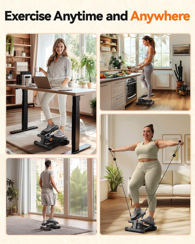 Niceday Steppers for Exercise at Home, Mini Stepper with 300LBS Capacity