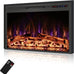 Fireplace Insert Trim Kit for 32.99" W x 24.92" H?Black?B0BBR1HTLN, Only Suitable for Rodalflame Size-Matched Fireplaces