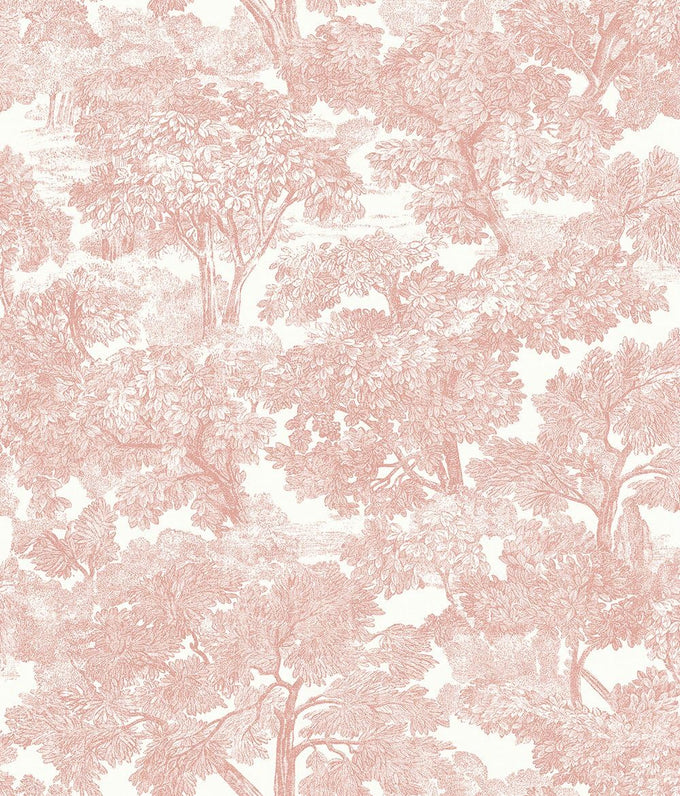 Chesapeake Black Spinney Toile Wallpaper, Prepasted, Washable, Strippable, 20.5 in x 33 ft