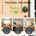 GHome Smart Fingerprint Door Lock, 4-in-1 Smart Lock with Removable Battery