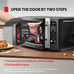 TOSHIBA Countertop Microwave Oven, 1.2 Cu.Ft, 1000W, Black
