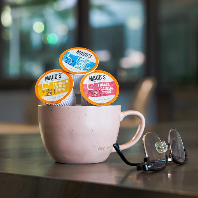 Maud's Super Flavored Coffee Pods Variety Pack, 80ct, 16 Assorted Flavors