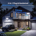 Onforu 2K Floodlight Camera Plug&Hardwired, Smart Security Camera Outdoor