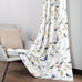 Leeva Bedroom Curtains 84 Inch Length 2 Panels Set, Farmhouse Cute Bird Patterned Living Room Curtains, Grommet Linen Look Light Blocking Window Treatments for Living Room, 42 x 84, Blue