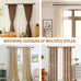 Black 2 Pack Window Treatment Single Curtain Rod, Adjustable Drapery Rod Set from 48 to 86 Inches with Crystal Finial Finials(4-7.2ft), 1-Inch Diameter Curtain Rods for Windows